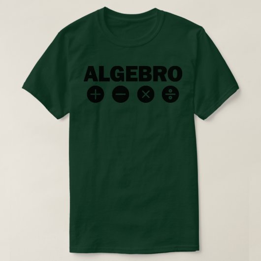 T-shirt Algebro Drôle Geek Algebra Math Nerd Mathlete Math (Design devant)