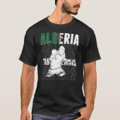 T-shirt Algeria Table Tennis Support Algerian Ping Pong T (Devant)