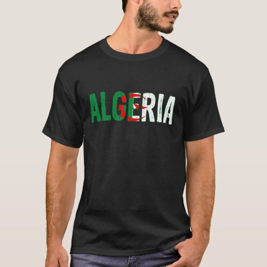 T-shirt Algérie, Algérie (Devant)