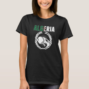 T-shirt Algérie Table Tennis Algérien Ping Pong Soutien