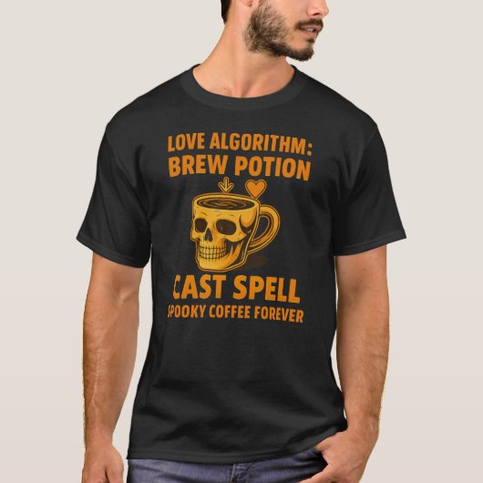 T-shirt Algorithme d'amour Potion de brasserie épée de mou (Devant)