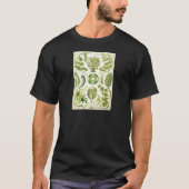 T-shirt Algue et algues de Siphoneae d'Ernst Haeckel (Devant)