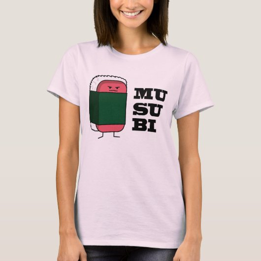 T-shirt Algue hawaïenne heureuse de Nori de sushi de Spam (Devant)
