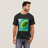 T-shirt Algues vertes Chlamydomonas  1 (Devant entier)