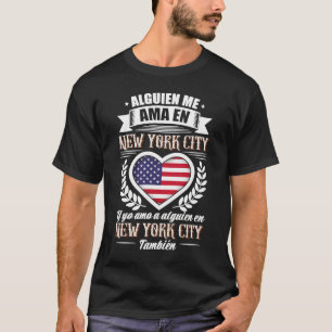 T-shirt Alguien Me Ama En New York