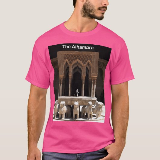 T-shirt Alhambra Grenade Espagne (Devant)