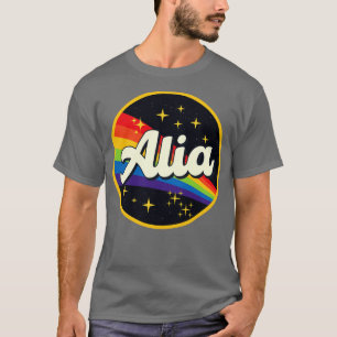 T-shirt Alia Rainbow Dans L'Espace Style Vintage