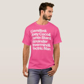T-shirt Alias Violets (Jamie Starr Est Un Voleur) (Devant entier)