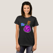 T-shirt Alice au pays des merveilles Boire moi bouteille (Devant entier)