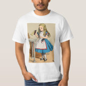 T-shirt Alice au pays des merveilles - Buvez-moi les T-shi (Devant)
