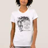 T-shirt Alice au pays des merveilles; Cheshire Chat avec A (Devant)