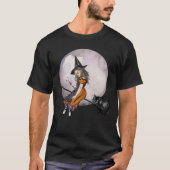 T-shirt Alice Au Pays Des Merveilles Cheshire Chat Lune Ha (Devant)