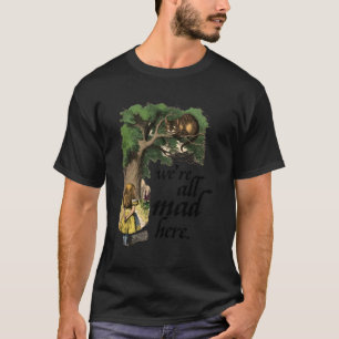 T-shirt Alice au pays des merveilles et le chat du Cheshir