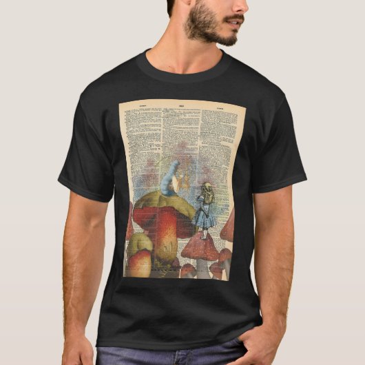 T-shirt Alice Au Pays Des Merveilles - La Pilule De Traite (Devant)