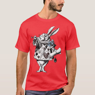 T-shirt Alice au Pays des Merveilles Lapin Blanc famille v