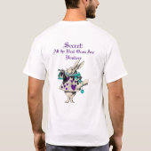 T-shirt Alice au pays des merveilles Mad Hatter Funny (Dos)