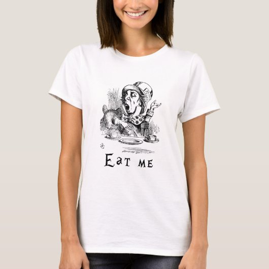 T-shirt Alice au pays des merveilles - mangez-moi (Devant)