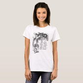 T-shirt Alice au pays des merveilles - nous sommes tous (Devant entier)