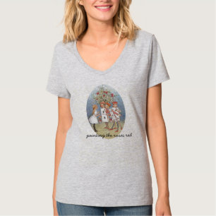 T-shirt Alice au pays des merveilles Roses