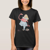 T-shirt Alice avec Flamant rose (Devant)