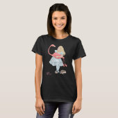 T-shirt Alice avec Flamant rose (Devant entier)