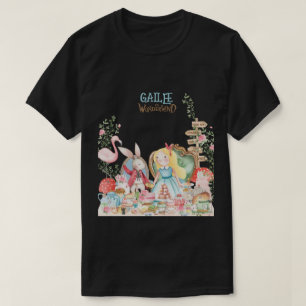 T-shirt Alice Aventures dans Woderland Anniversaire Tea Pa
