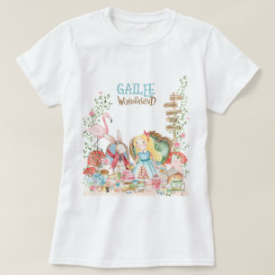 T-shirt Alice Aventures dans Woderland Anniversaire Tea Pa