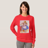 T-shirt Alice boit la couleur (Devant entier)