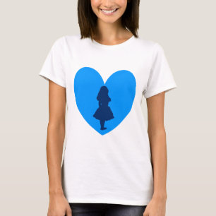 T-shirt Alice dans l'amour du pays des merveilles