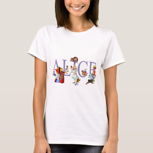 T-SHIRT ALICE ET AMIS AU WONDERLAND (Devant)