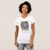 T-shirt Alice et le chat de Cheshire - citation "folle" (Devant entier)