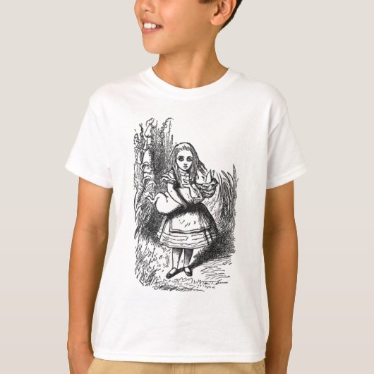 T-shirt Alice et le cochon (Devant)