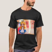 T-shirt Alice Figurine Tee - Charme lunaire (Devant)