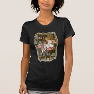 T-shirt Alice flotte en bas du terrier de lapin