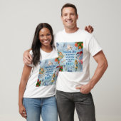 T-shirt Alice In Wonderland Citation - Imagination (Unisexe)