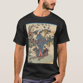 T-shirt Alice Lost in Japan | Ukiyo-e Floating Wonderland