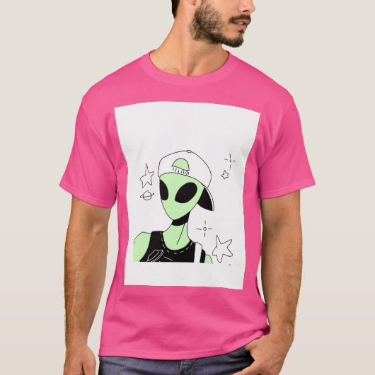 T-shirt Alien 004 (Devant)
