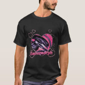 T-shirt Alien 3 Valentine's Day Loving Xenomorph Heart Rtr (Devant)