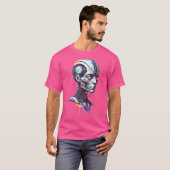 T-shirt Alien Abstrait (Devant entier)