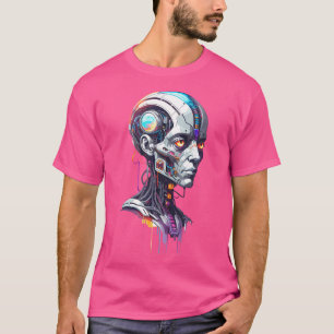 T-shirt Alien Abstrait