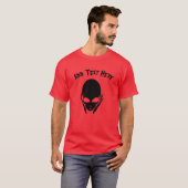 T-shirt Alien, ajouter dire, modifier du texte (Devant entier)