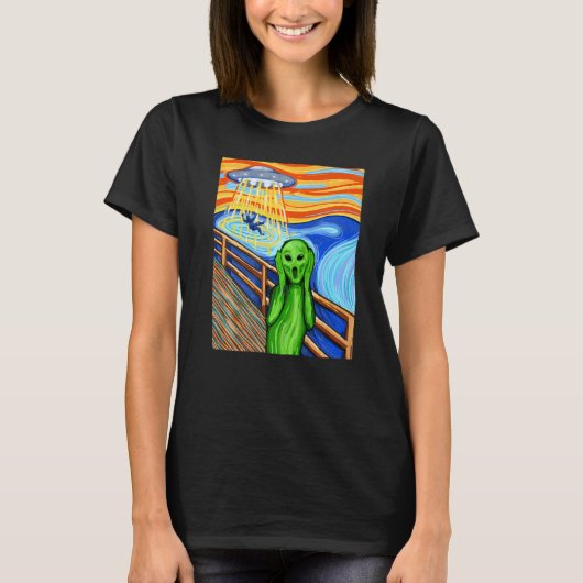 T-shirt Alien Alien Alien UFO (Devant)