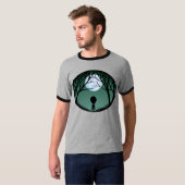 T-shirt Alien Alien masculin w. Chemises Lunes (Devant entier)
