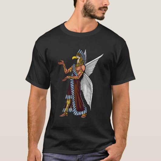 T-shirt Alien Anunnaki Dieu Ancienne Mythologie Sumérienne (Devant)