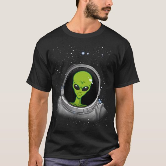 T-shirt Alien Astronaut Alien Ufo Conspiration astronaute  (Devant)