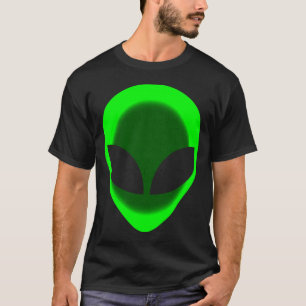 T-shirt Alien au néon vert