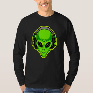 T-shirt Alien Avec Casque Êtes-Vous Prêt