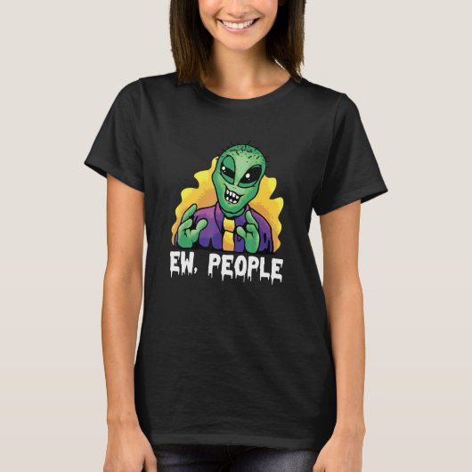 T-shirt Alien Beliver Ew Personnes (Devant)