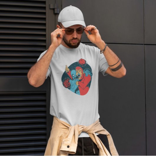 T-shirt Alien Bigfoot