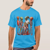 T-shirt Alien Campout: Cosmic Adventure Awaits (Devant)